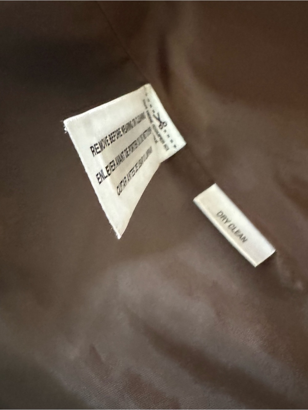 Victor Alfaro Silk Linen Brown Utility Blazer Jacket 12P - Picture 8 of 9